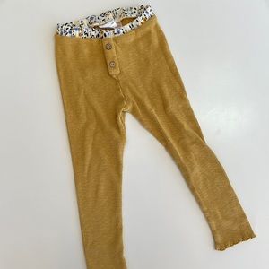 Zara Floral Top Ribbed Leggings